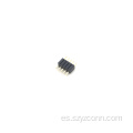 Conector de clavija de 1,27 mm de una sola fila recta 5P